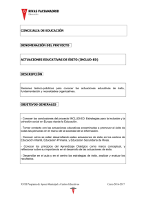 descripción objetivos general - Ayuntamiento Rivas Vaciamadrid