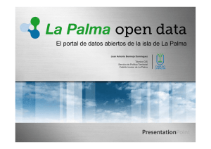 Portal de Datos Abierto de La Palma. OpenData La Palma