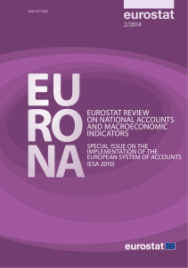EUROSTAT REVIEW ON NATIONAL ACCOUNTS AND