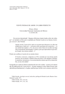 Veinte poemas de amor: un libro perfecto