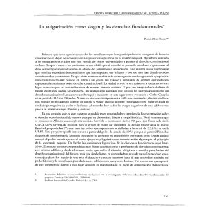 Page 1 REVISTA DERECHO Y HUMANIDADES / No 11 / 2005 / 151