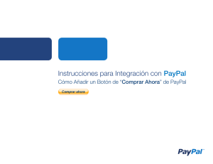 Instrucciones para Integración con PayPal