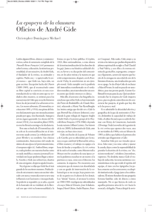 Oficios de André Gide - Revista de la Universidad de México