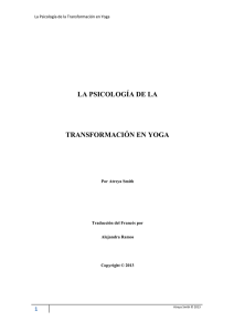 la psicología de la transformación en yoga