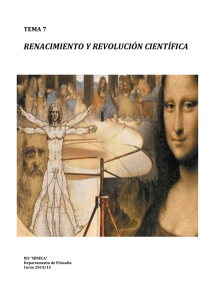renacimiento y revolución científica