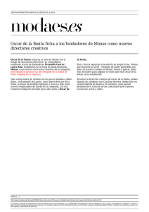 Oscar de la Renta ficha a los fundadores de Monse