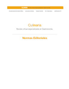 Culinaria - Universidad Autónoma del Estado de México