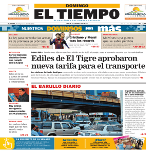 Ediles de El Tigre aprobaron nueva tarifa para el transporte