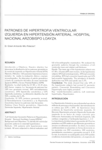 patrones de hipertrofia ventricular izquierda en hipertensión