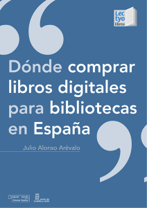 Dónde comprar libros digitales para bibliotecas en España
