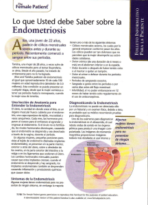 Lo que Usted debe Saber sobre la Endometriosis