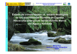 Estado de conservación vs. estado ecológico de los ecosistemas