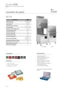 Lavado l E—VO - garcia maquinaria de hosteleria
