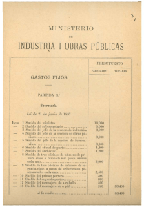 INDUSTRIA I OBRAS PúBLICAS - Biblioteca Digital DIPRES