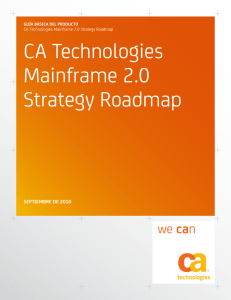CA Technologies Mainframe 2.0 Strategy Roadmap