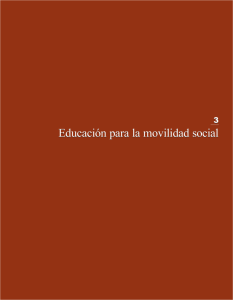 Educación para la movilidad social