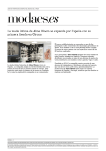La moda íntima de Alma Bloom se expande por España con su