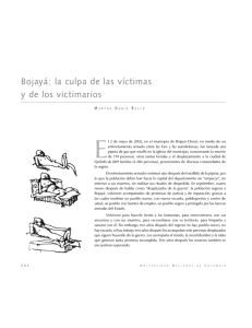 Bojayá: la culpa de las víctimas y de los victimarios