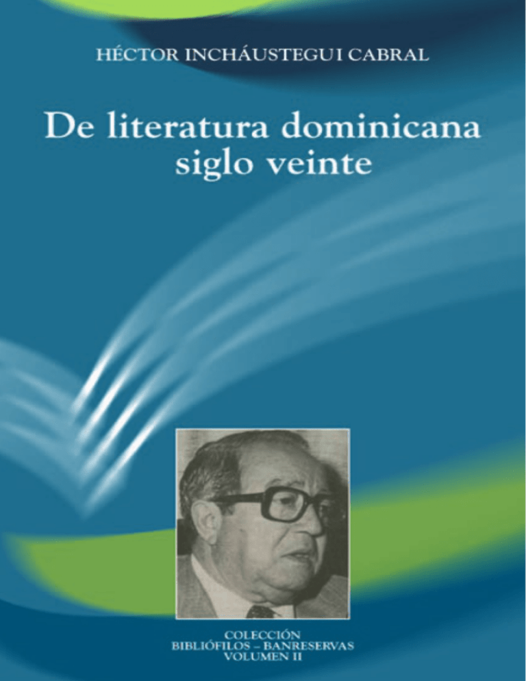 De Literatura Dominicana Siglo Veinte