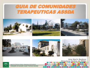 GUIA DE COMUNIDADES TERAPEUTICAS ASSDA