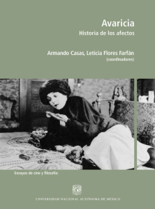 Avaricia - Libros UNAM