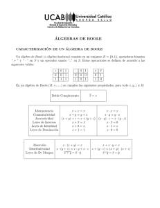 algebras de boole