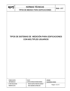 normas técnicas tipos de sistemas de medición para