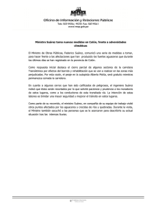 Ministro Suárez toma nuevas medidas en Colón, frente a