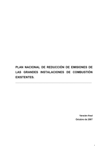 Plan Nacional de Reducción de Emisiones para Grandes