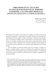 Urbanismo en el valle del Guadalquivir durante el periodo almohade