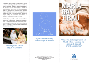 Tríptico del aniversario de Maria Gay