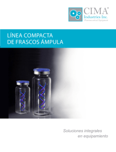 LíNEA COMPACTA DE FRASCOS ÁMPULA