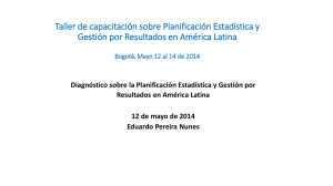 Diagnóstico de la Planificación Estadística en America Latina