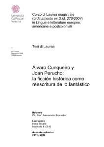 Álvaro Cunqueiro y Joan Perucho: la ficción histórica como