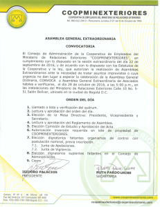 Page 1 Carrera 6º Fax 3429148 Ext.107COnmutador 3814000 Exts