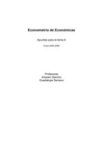 Econometría de Económicas