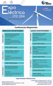 léctrico CFE 2014