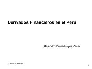 Derivados Financieros en el Perú