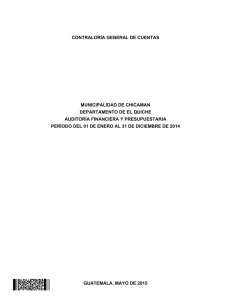Chicam&aacute;n - Contralor&iacute;a General de Cuentas
