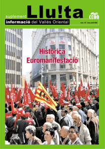 Històrica Euromanifestació Històrica Euromanifestació