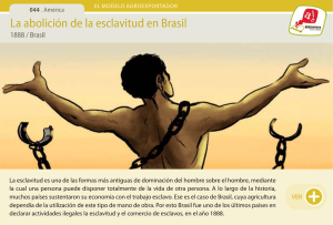 La abolición de la esclavitud en Brasil