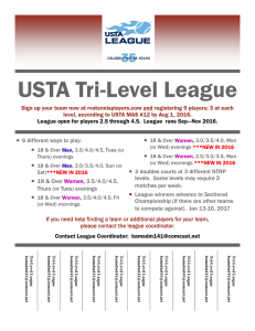 USTA Tri-Level League - RVATennisPlayers.com