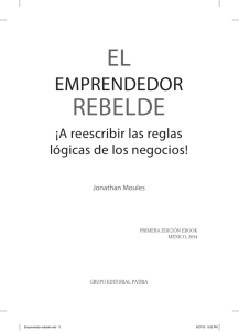 El emprendedor rebelde - Grupo Editorial Patria