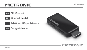 Clé Miracast Miracast sleutel Adattore USB per Miracast