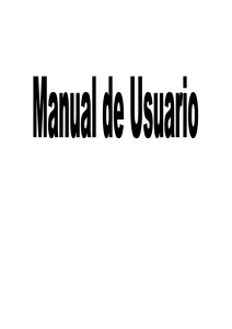 Manual de usuario