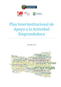 Plan Interinstitucional de Apoyo a la Actividad Emprendedora
