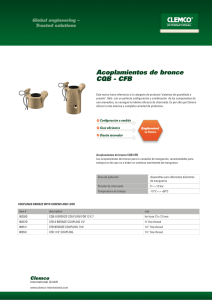 Acoplamientos de bronce CQB - CFB