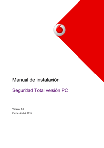 Manual de instalación del Pack de Seguridad Total para PC