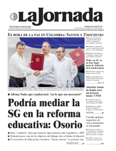 Podría mediar la SG en la reforma educativa: Osorio