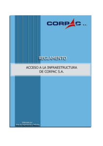 Reglamento de Acceso a la Infraestructura de CORPAC S.A.